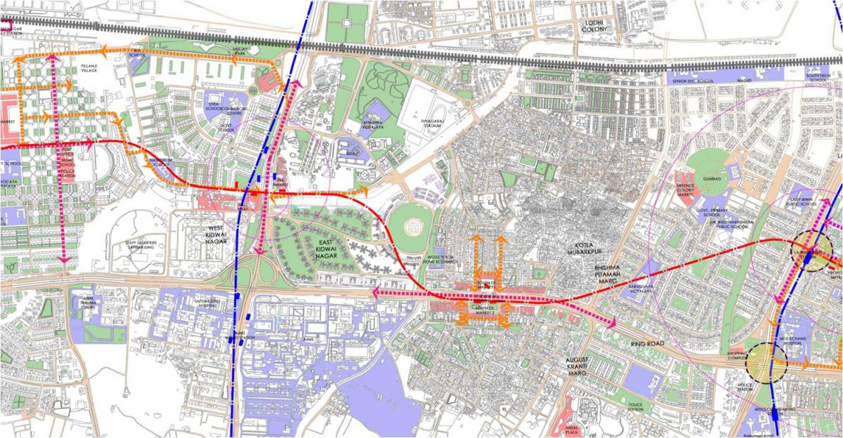 Multimodal Integration for 8 Metro Stations (UTTIPEC)